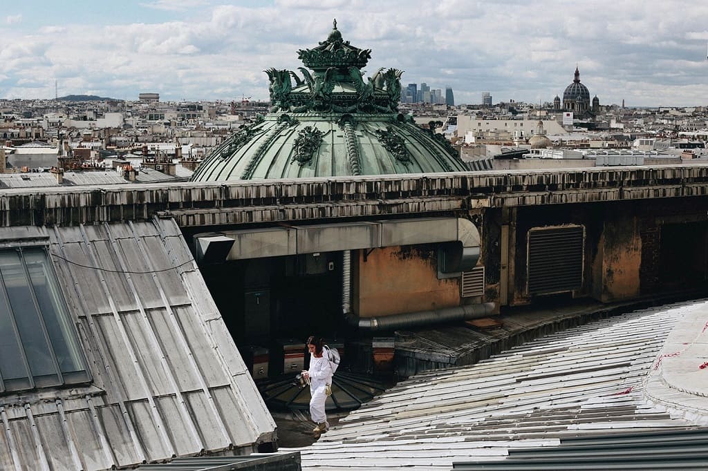На парижских крышах