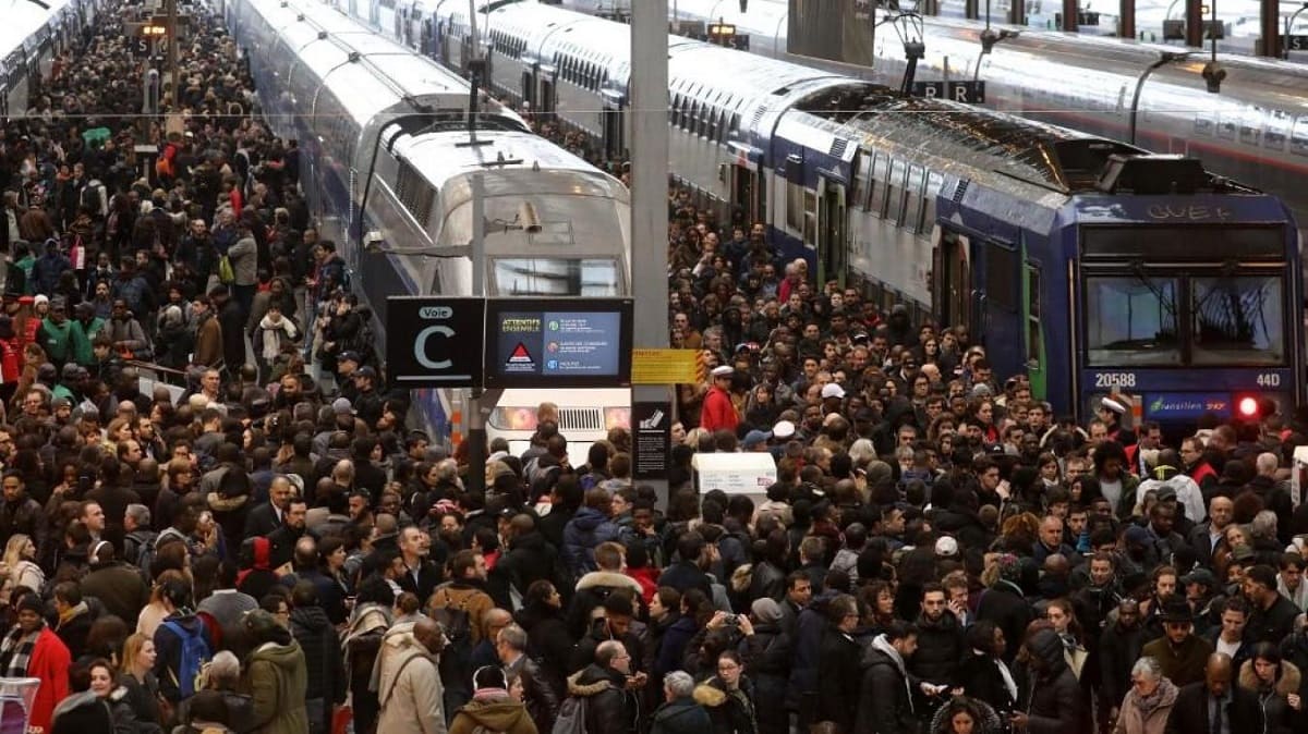 Забастовки железнодорожников во Франции